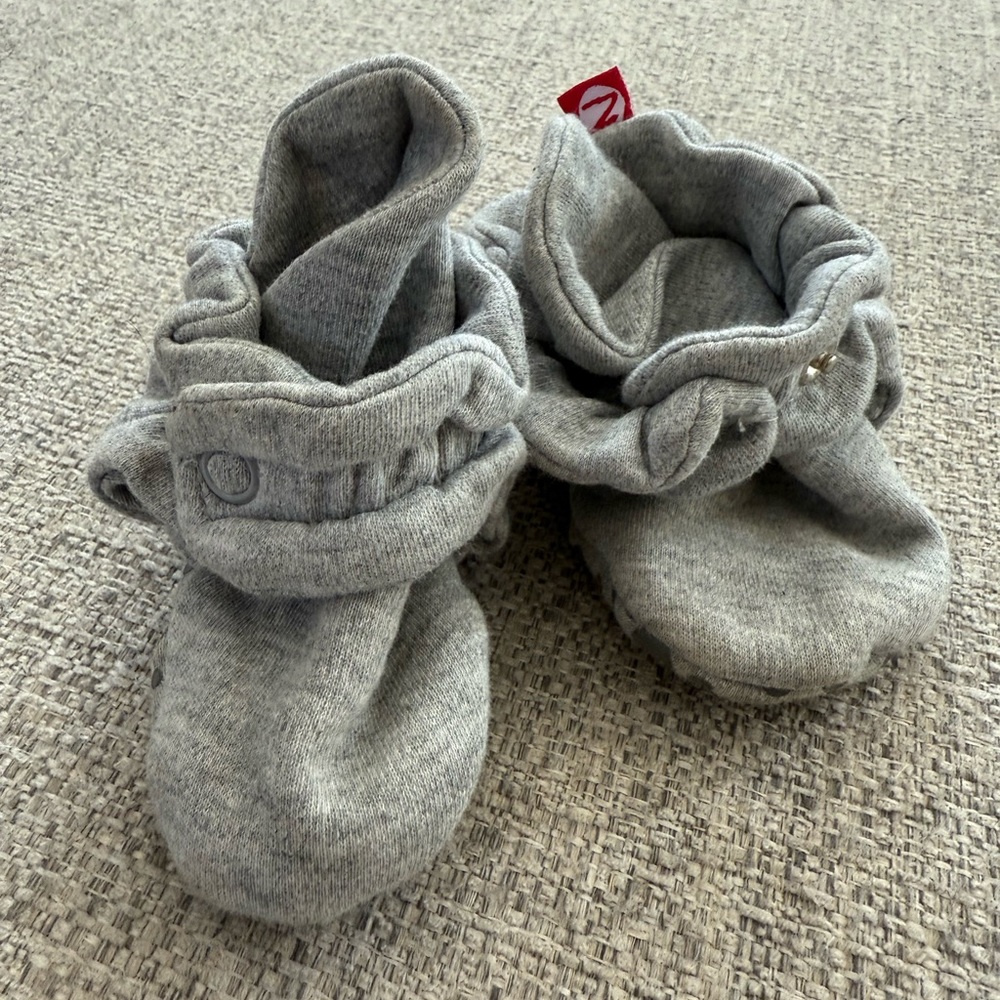 Zutano Cotton Baby Booties - 18 months
